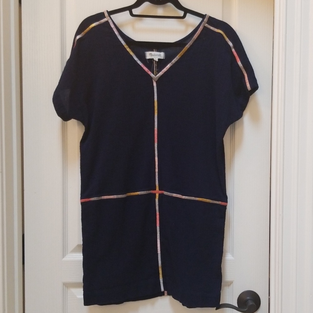 Cotton lined mini dress
